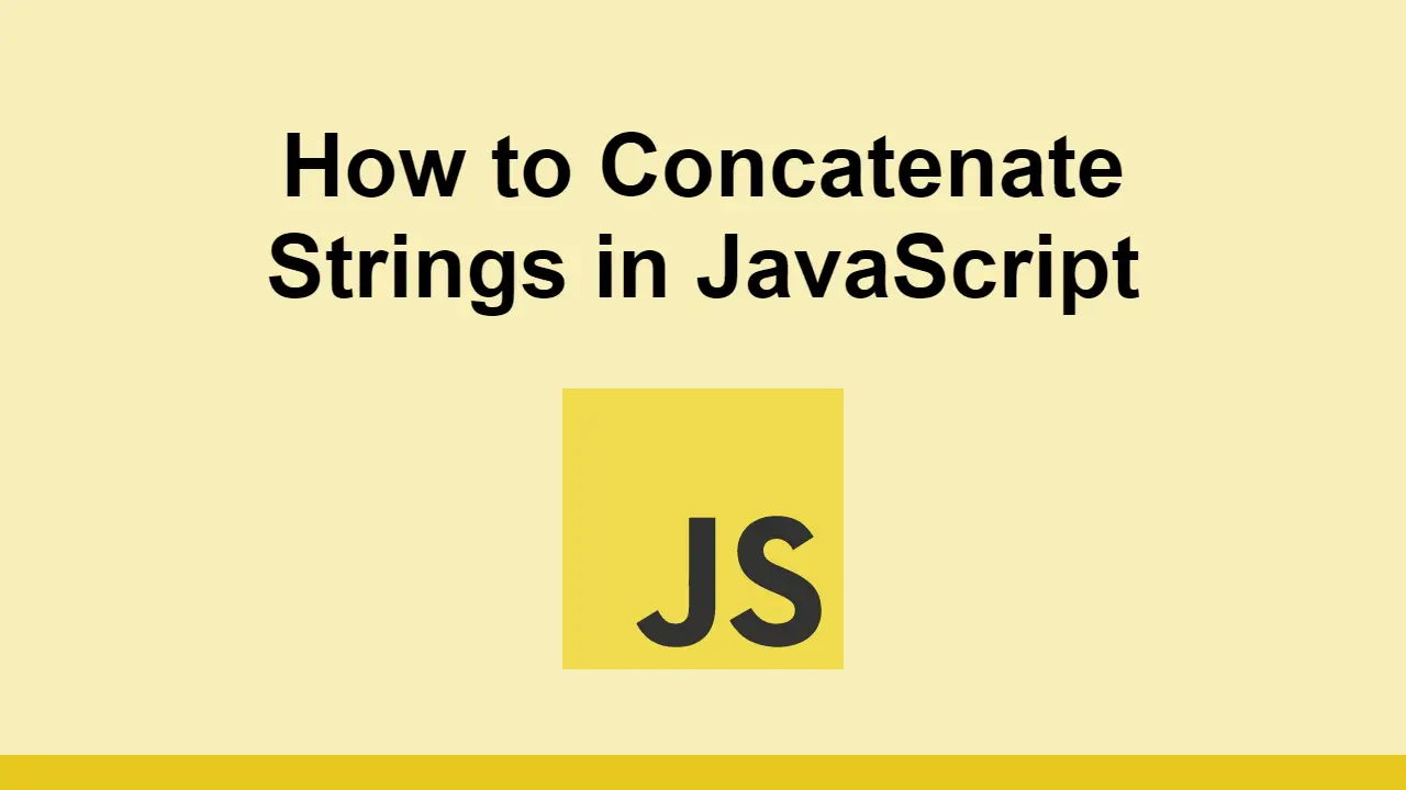 Learn how the many ways you can concatenate 
strings in JavaScript, including the modern way.